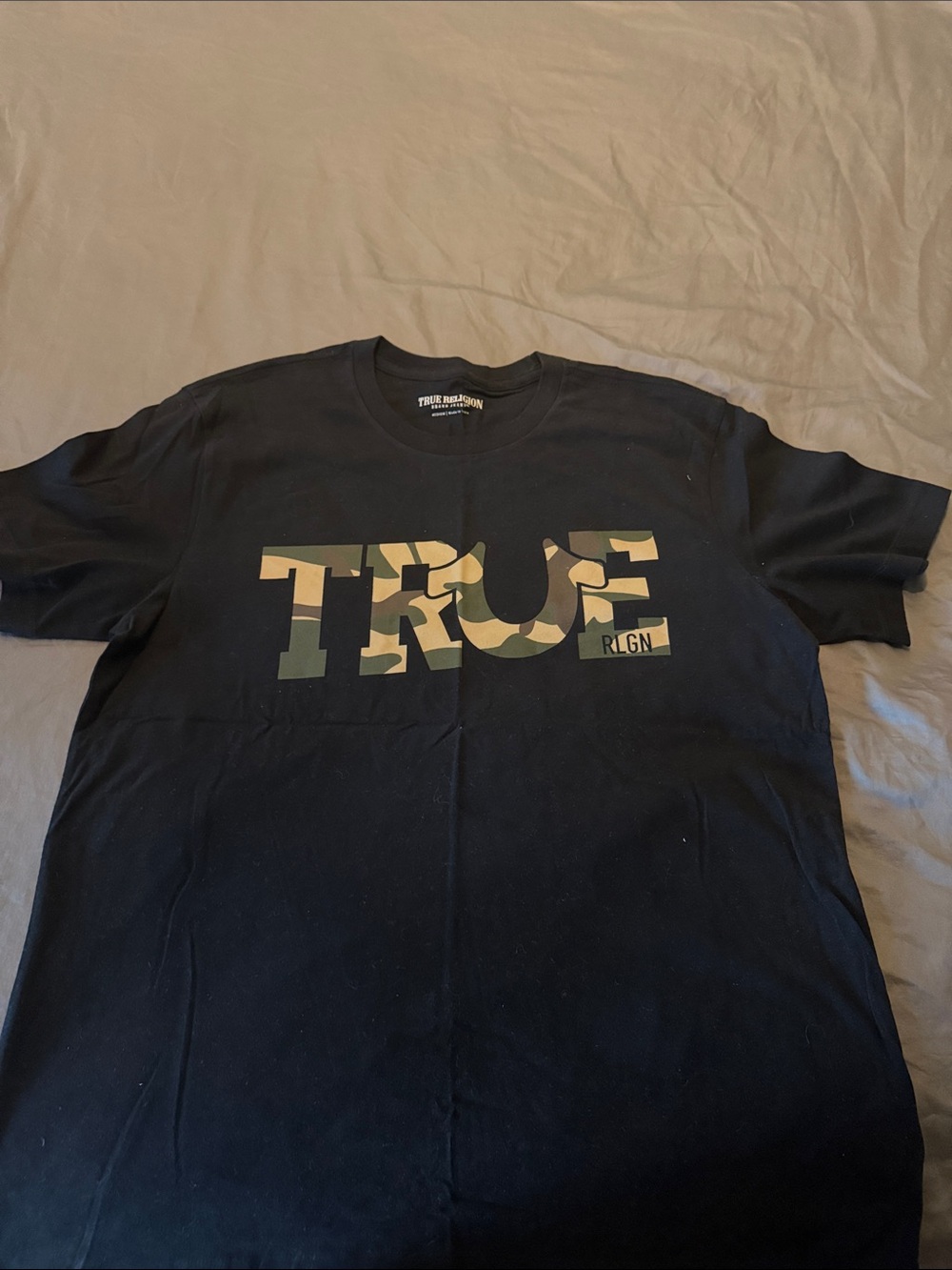 True Religion Camo Logo Tshirt